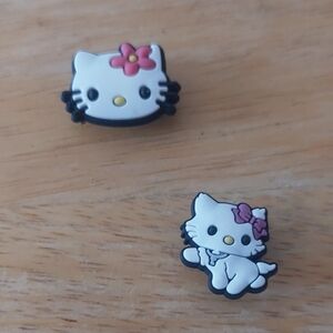 🆕️NWOT Pair of New Hello Kitty Jibbitz (for Crocs)